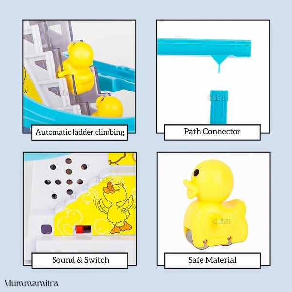 QuackTrack™ -Climbing Duck Parade Interactive Music & Lights