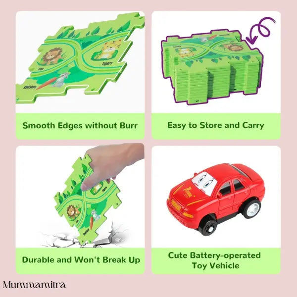 MotoRail Builder™ - Build and Customise with Interactive + Motorised Train Set