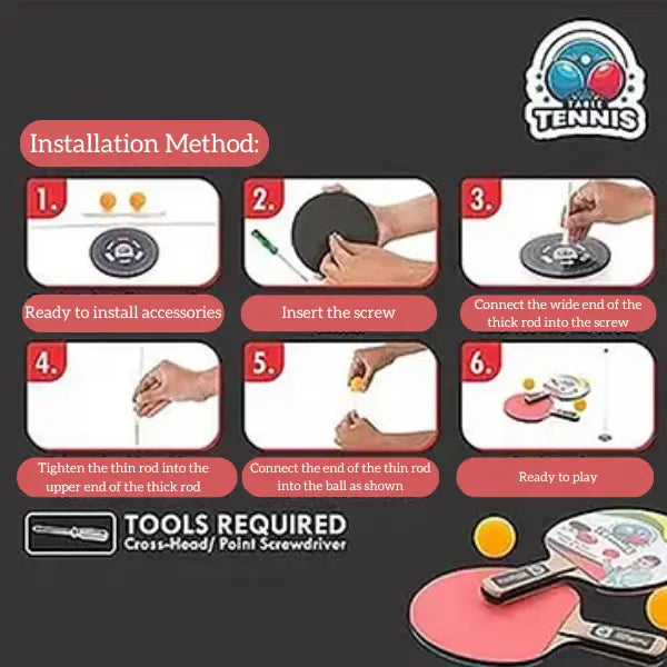 PingPro™ Reflex Training Set – Solo Table Tennis Rebound Trainer