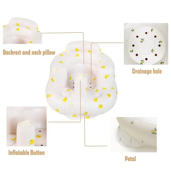 CuddleSeat™ – Inflatable Infant Sofa | Air-light design, stable base | Secure and cuddly comfort