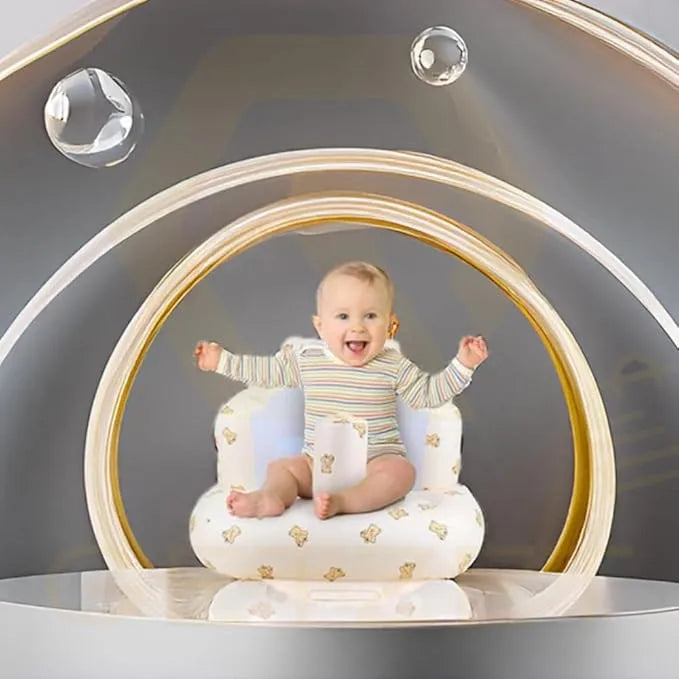 CuddleSeat™ – Inflatable Infant Sofa | Air-light design, stable base | Secure and cuddly comfort