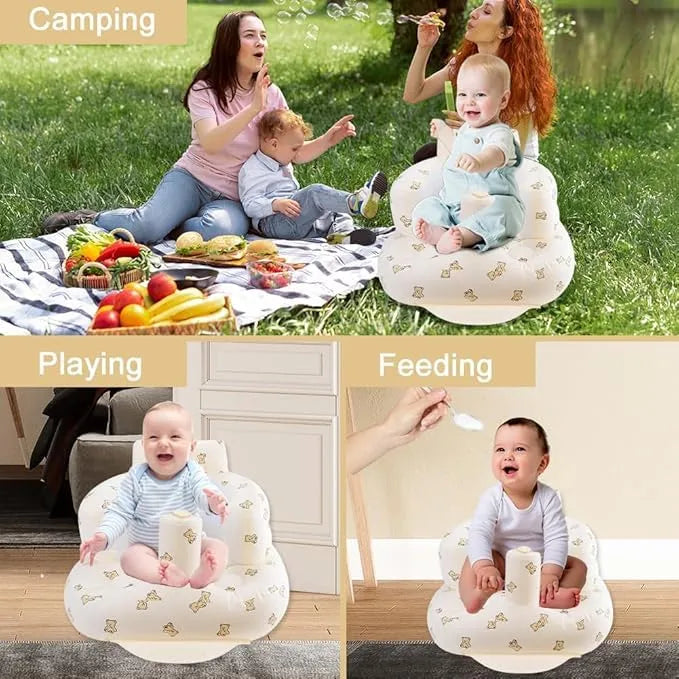 CuddleSeat™ – Inflatable Infant Sofa | Air-light design, stable base | Secure and cuddly comfort