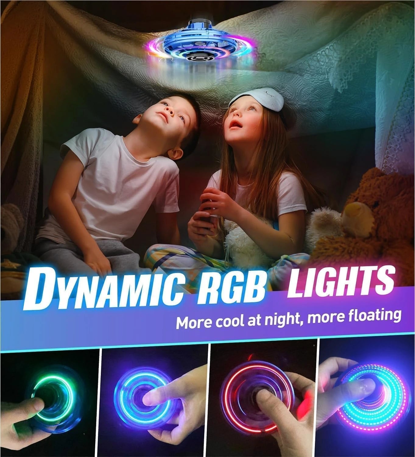 SkyOrb™ – Lights, Tricks, Flight | Motion-Powered Fun | Kid-Safe Drone