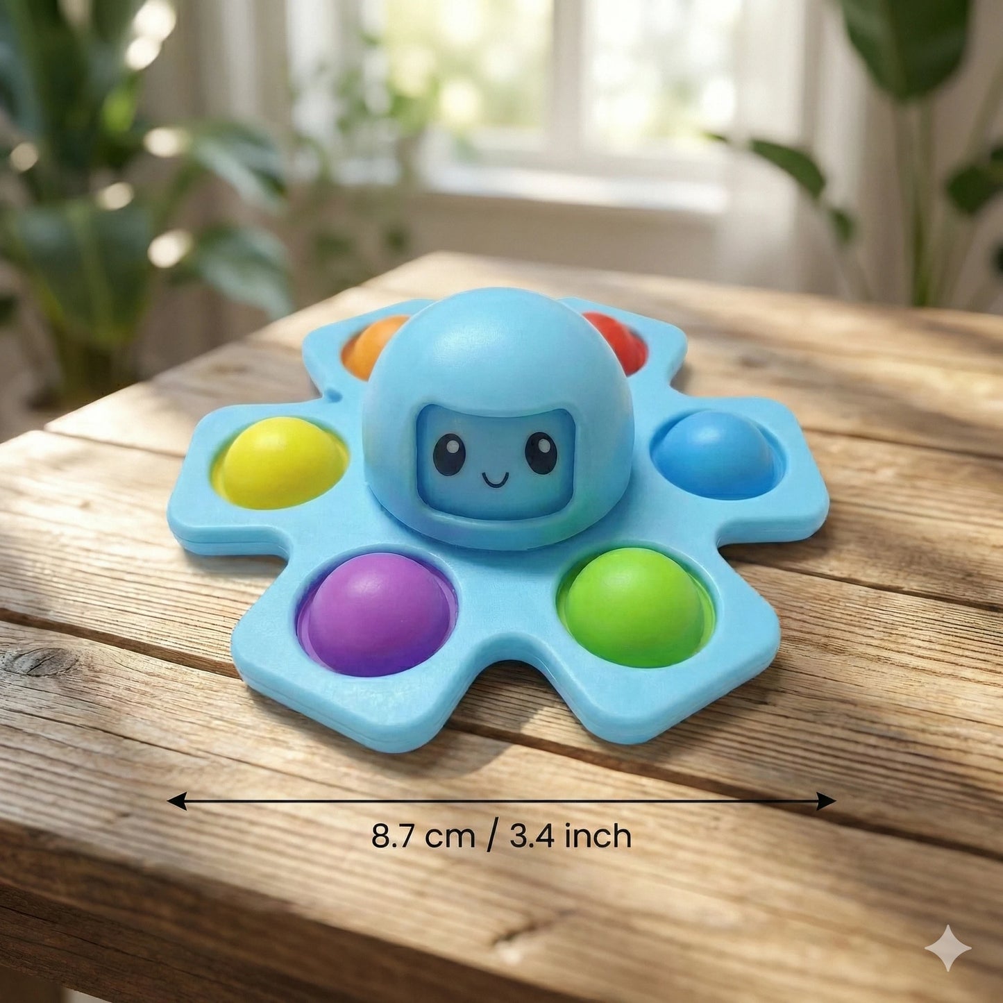 OctoSpin™ – Sensory Fidget Spinner | Smooth Spinning Tentacles | Focus & Calm Play