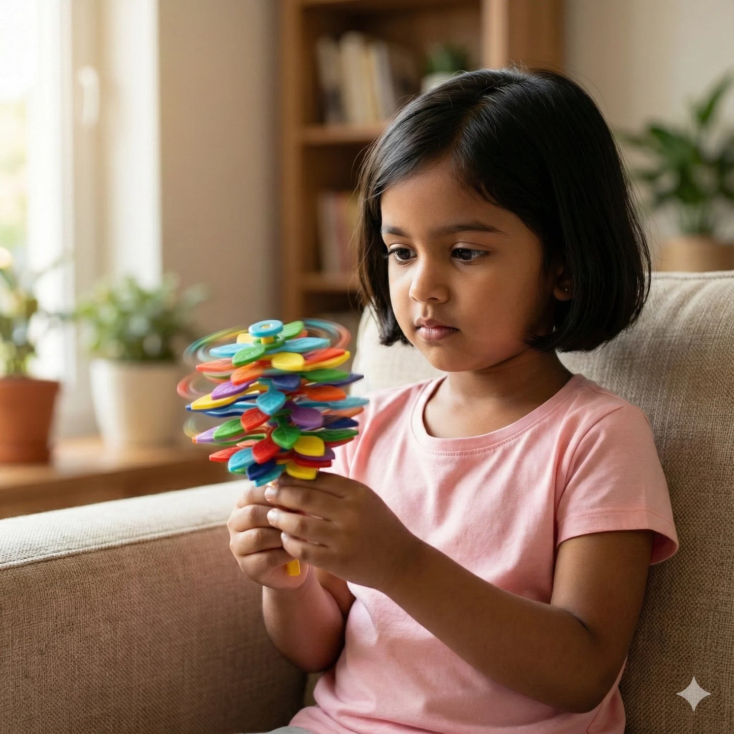 SpinFlower™ – Sensory Spinner Toy | Easy Rotation | Focused, Relaxing Play