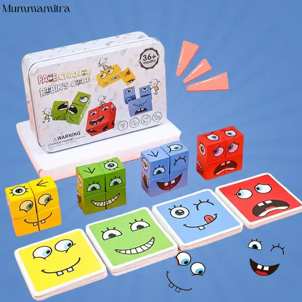 Expression Blocks WonderFaces™ Expression Blocks – Interactive Face-Changing Puzzle for ...