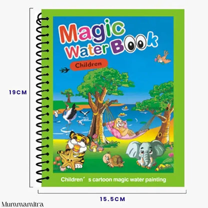 DoodleDrip™ – Premium Magic Water Coloring Combo | 4 Books, 4 Pens, 0 Mess | For Endless Fun