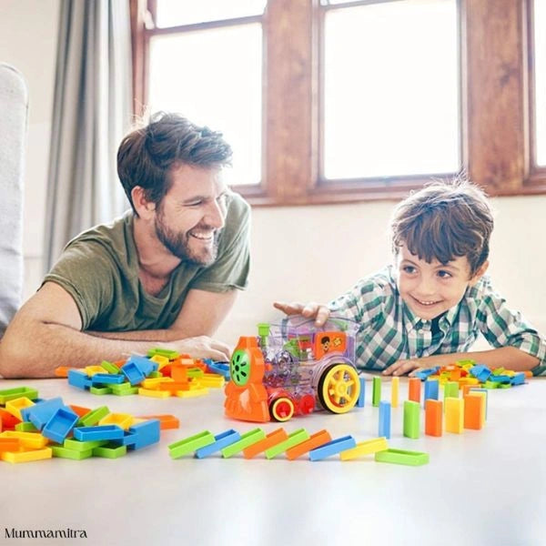 BlockChase™ – Race, Set, Domino | Instant Chain Reactions | Perfect for Little Hands