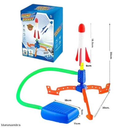 SkyZoomer™ – Foam Rocket Launcher | Outdoor Active Fun | Jump-Powered Launches