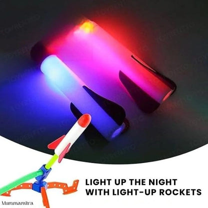 SkyZoomer™ – Foam Rocket Launcher | Outdoor Active Fun | Jump-Powered Launches