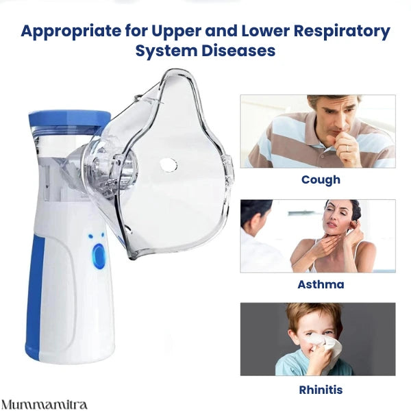PureBreath™ – Compact Nebulizer | Gentle Vapour | Safe Relief Anytime, Anywhere
