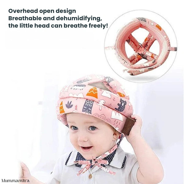 HeadHug™ – Baby Head Protector | Secure Y-Strap | Ideal for 6–18 Months