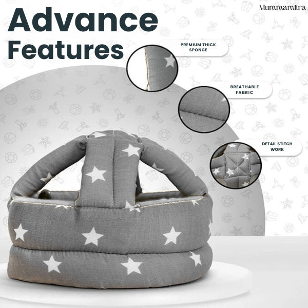 HeadHug™ – Baby Head Protector | Secure Y-Strap | Ideal for 6–18 Months