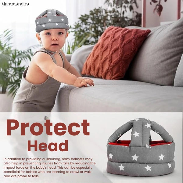 HeadHug™ – Baby Head Protector | Secure Y-Strap | Ideal for 6–18 Months