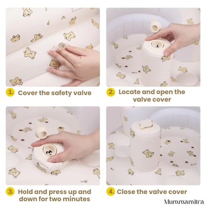 CuddleSeat™ – Premium Infant Sofa for Safe & Supported Sitting | Inflatable | Pediatrician-Backed Baby Sofa