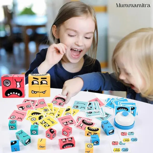 Expression Blocks WonderFaces™ Expression Blocks – Interactive Face-Changing Puzzle for ...