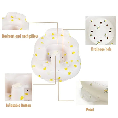 CuddleSeat™ – Inflatable Infant Sofa |  Air-light design, stable base | Secure and cuddly comfort