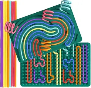 BusyBrain™- Silicone Activity Board | Soft, Safe & Tactile | Comforting Screen-Free Play