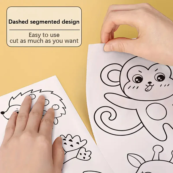 CreativeCanvas Roll™ – Endless 300 cm Doodle Fun for Imaginative Kids | Mummamitra