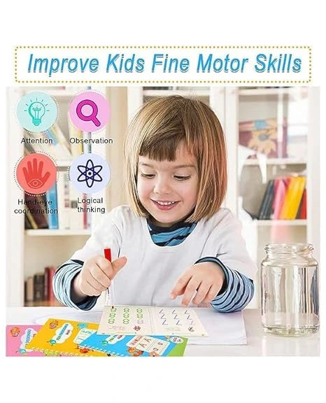 WriteEase™ – Handwriting Practice Kit | Magic Ink | Reusable & Mess-Free Learning