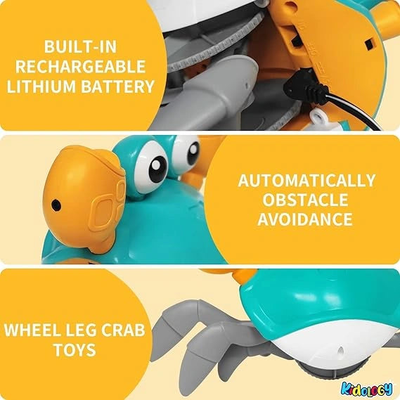 CrabChase™ – Crawling Fun | Smart Sensors | Boosts Baby Movement