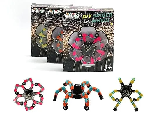 FusionFidget™ – Build-and-Transform Sensory Toy | Dynamic Shapes & Smooth Spin | Calm, Play & Collect