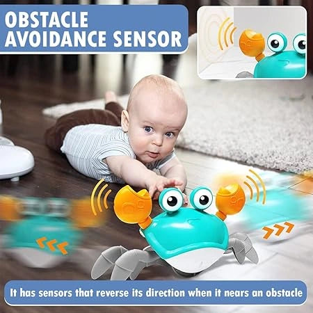 CrabChase™ – Crawling Fun | Smart Sensors | Boosts Baby Movement