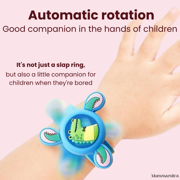 TwirlBand™ – Light-Up Spinner Bracelet | Slap-On Fun Meets LED Glow