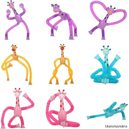 StretchyGiraffe™ – Pull, Pop, Stick & Soothe – All-in-1 Sensory Magic | Travel-Friendly