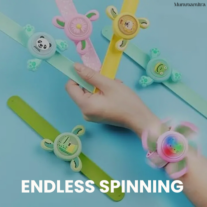 TwirlBand™ – Light-Up Spinner Bracelet | Slap-On Fun Meets LED Glow