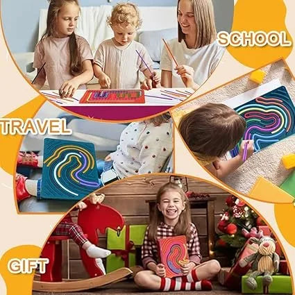 BusyBrain™- Silicone Activity Board | Soft, Safe & Tactile | Comforting Screen-Free Play