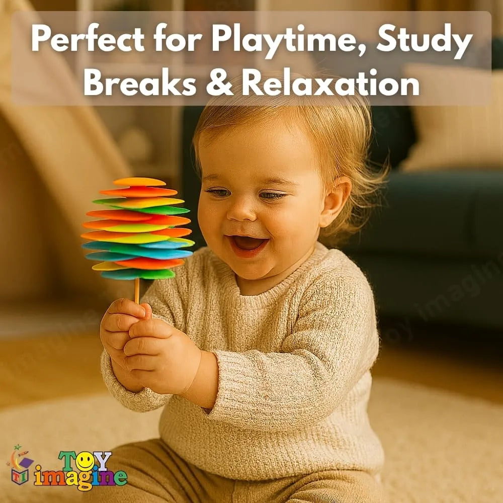 SpinFlower™ – Sensory Spinner Toy | Lightweight & Ergonomic | Stress-Free Calm for Little Fingers