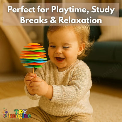 SpinFlower™ – Sensory Spinner Toy | Lightweight & Ergonomic | Stress-Free Calm for Little Fingers