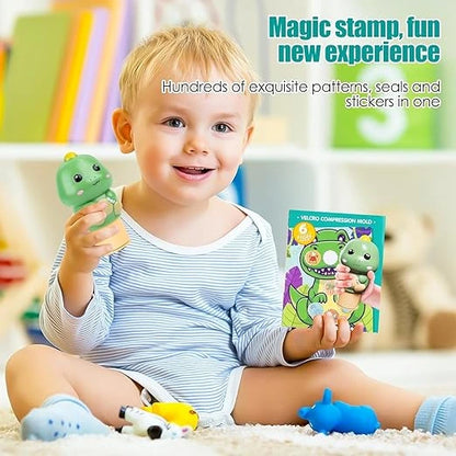 WonderStamp™ – 100+ Reusable Stickers  | Arrange, Move, Play | Imaginative Learning