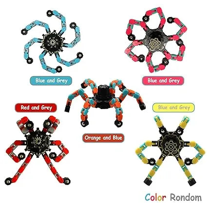 FusionFidget™ – Build-and-Transform Sensory Toy | Dynamic Shapes & Smooth Spin | Calm, Play & Collect