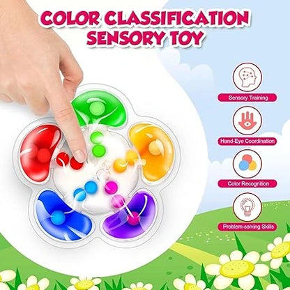 FloraSort™ -Sort & Learn – Learning Toy | Improves Concentration & Dexterity | Boosts Problem-Solving