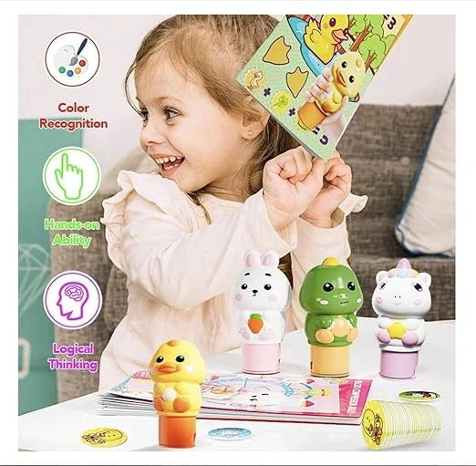 WonderStamp™ – 100+ Reusable Stickers  | Arrange, Move, Play | Imaginative Learning