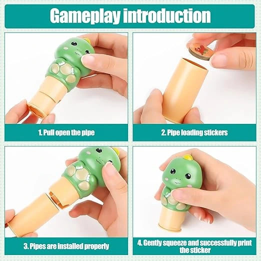 WonderStamp™ – 100+ Reusable Stickers  | Arrange, Move, Play | Imaginative Learning