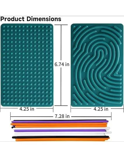 BusyBrain™- Silicone Activity Board | Soft, Safe & Tactile | Comforting Screen-Free Play