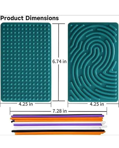BusyBrain™- Silicone Activity Board | Soft, Safe & Tactile | Comforting Screen-Free Play