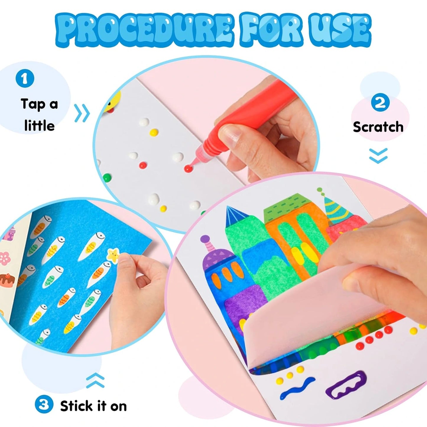 RainbowRush™ - Art Squeegee Kit | Mess-Free Painting | Boosts Creativity