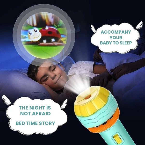 DreamTorch™ – Light Up Tales | Magical Projection | Nighttime Comfort & Sweet Dreams