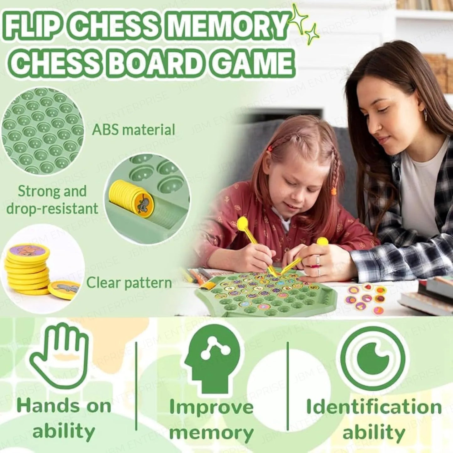 FocusFlip™ - Match the Minds! | Improves Visual & Cognitive Skills | Fun for Curious Kids
