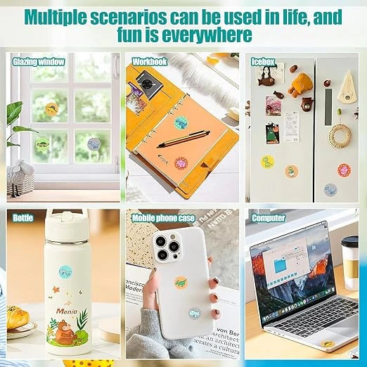 WonderStamp™ – 100+ Reusable Stickers  | Arrange, Move, Play | Imaginative Learning