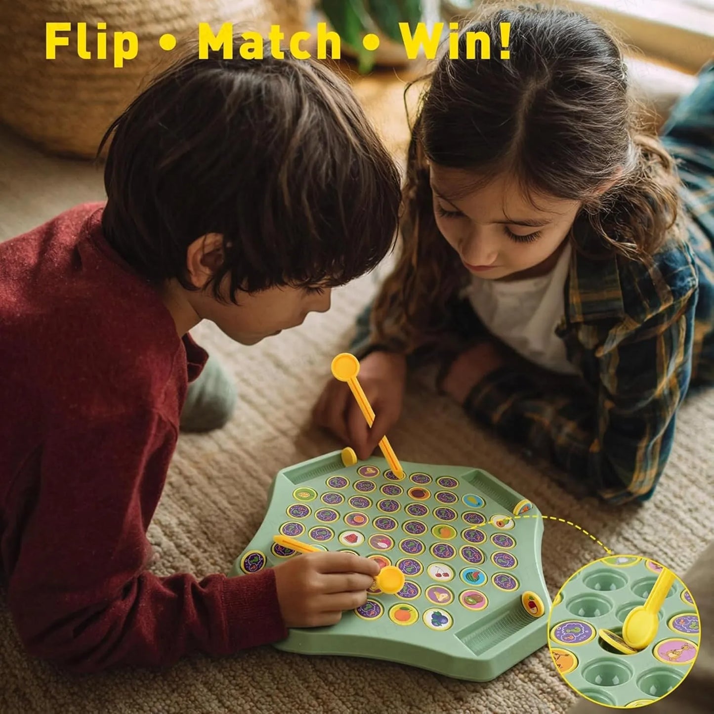 FocusFlip™ - Match the Minds! | Improves Visual & Cognitive Skills | Fun for Curious Kids