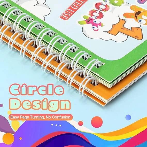 DoodleDrip™ – Premium Magic Water Coloring Combo | 4 Books, 4 Pens, 0 Mess | For Endless Fun