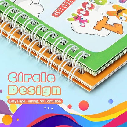 DoodleDrip™ – Premium Magic Water Coloring Combo | 4 Books, 4 Pens, 0 Mess | For Endless Fun