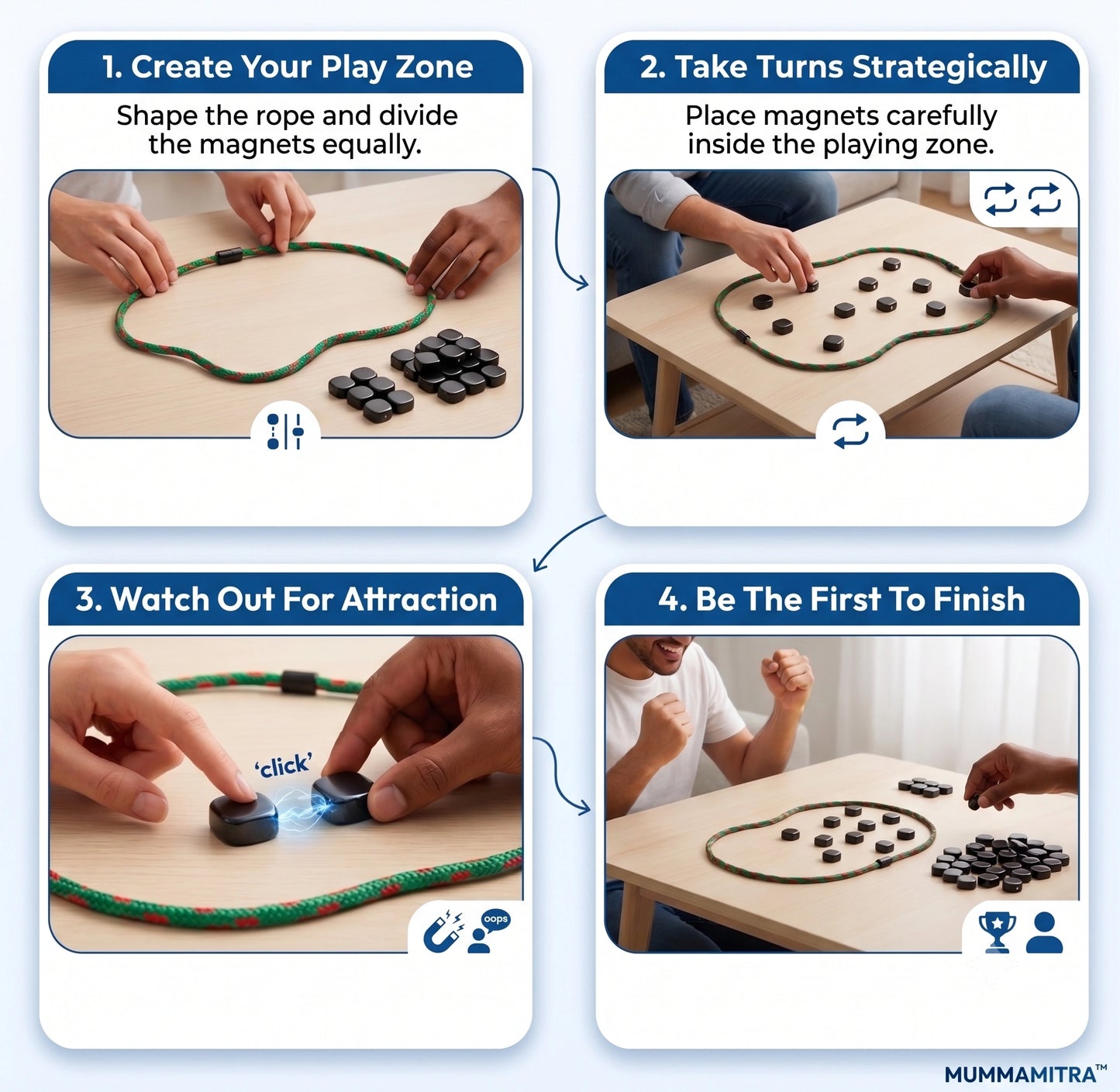 MagneticField – Invisible Magnetic Game | Boosts Strategic Activity | Family Game