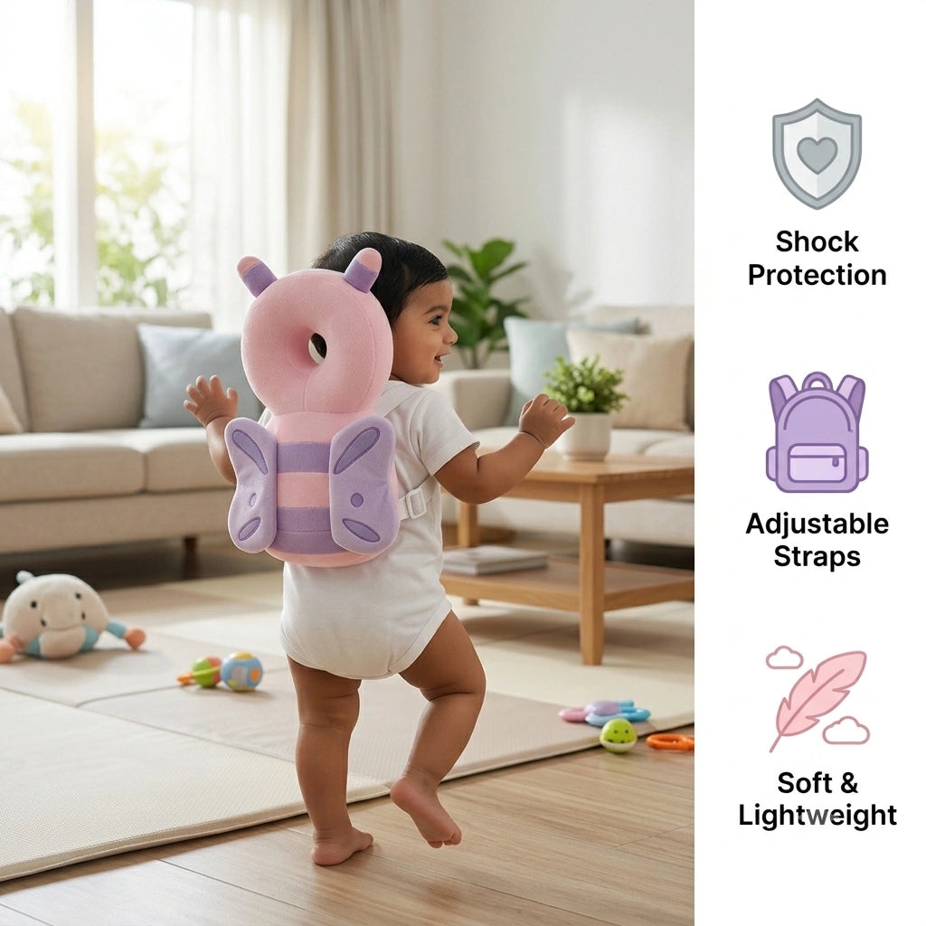 ToddlerGuard - Head Protector Backpack | Adjustable Strap | Washable Cushion