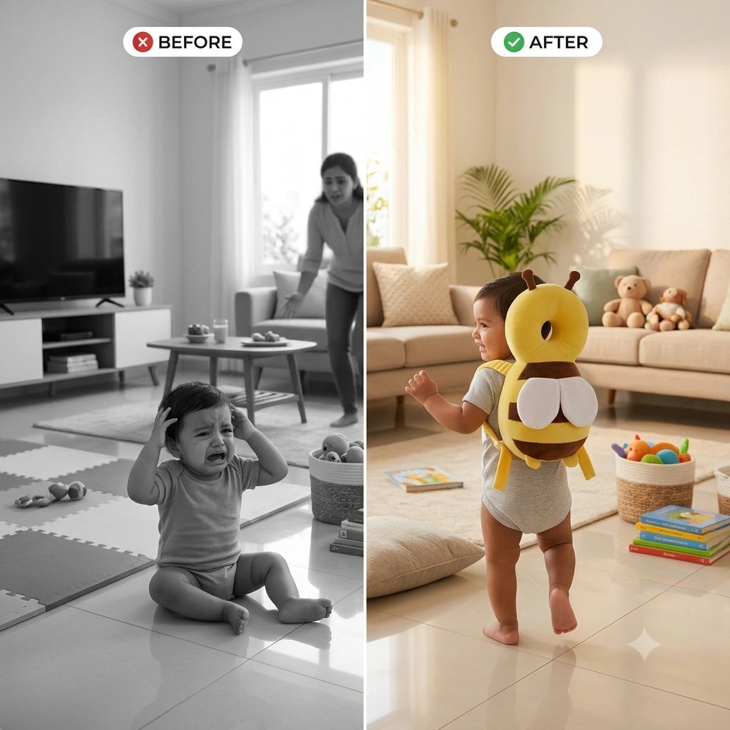 ToddlerGuard - Head Protector Backpack | Adjustable Strap | Washable Cushion